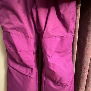 Girls ski jacket ( M) and snow bib ( 10 ) set